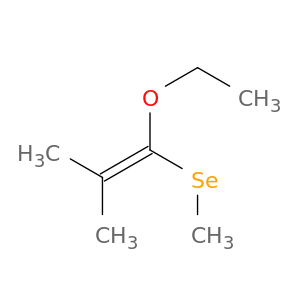 1-Propene, 1-ethoxy-2-methyl-1-(methylseleno)-