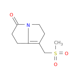 3H-Pyrrolizin-3-one, 1,2,5,6-tetrahydro-7-[(methylsulfonyl)methyl]-