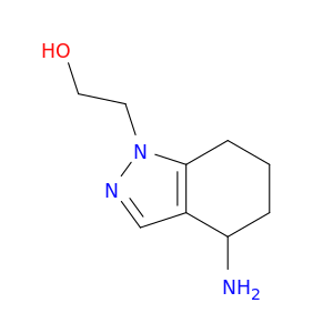 2-(4-Amino-4,5,6,7-tetrahydro-1H-indazol-1-yl)ethan-1-ol