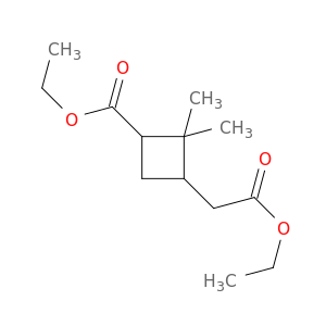 Cyclobutaneacetic acid,3-(ethoxycarbonyl)-2,2-dimethyl-, ethyl ester