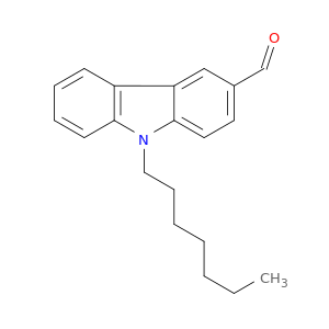9H-Carbazole-3-carboxaldehyde, 9-heptyl-