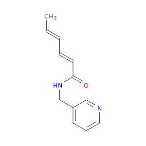 2,4-Hexadienamide, N-(3-pyridinylmethyl)-, (E,E)-