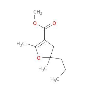 3-Furancarboxylic acid, 4,5-dihydro-2,5-dimethyl-5-propyl-, methyl ester
