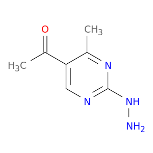 1-(2-hydrazinyl-4-methyl-pyrimidin-5-yl)ethanone