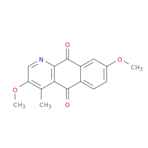 Benzo[g]quinoline-5,10-dione, 3,8-dimethoxy-4-methyl-