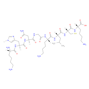 L-Lysine, L-lysyl-L-histidyl-L-asparaginylglycyl-L-lysyl-L-leucyl-L-cysteinyl-