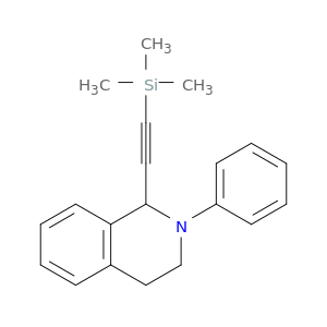 Isoquinoline, 1,2,3,4-tetrahydro-2-phenyl-1-[(trimethylsilyl)ethynyl]-