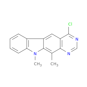 10H-Pyrimido[4,5-b]carbazole, 4-chloro-10,11-dimethyl-