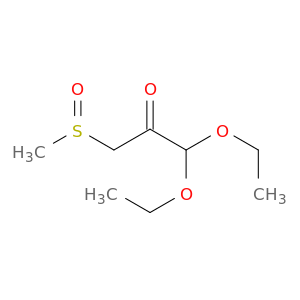 2-Propanone, 1,1-diethoxy-3-(methylsulfinyl)-