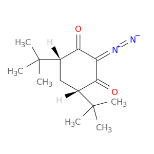 1,3-Cyclohexanedione, 2-diazo-4,6-bis(1,1-dimethylethyl)-, cis-