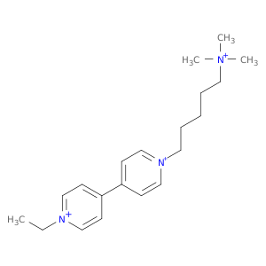 4,4'-Bipyridinium, 1-ethyl-1'-[5-(trimethylammonio)pentyl]-