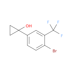 1-[4-Bromo-3-(trifluoromethyl)phenyl]cyclopropan-1-ol