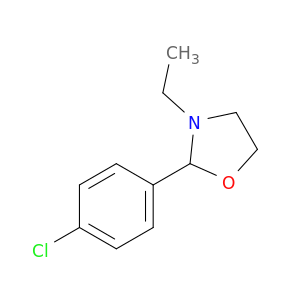 Oxazolidine,2-(4-chlorophenyl)-3-ethyl-