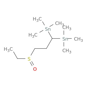 Stannane, [3-(ethylsulfinyl)propylidene]bis[trimethyl-