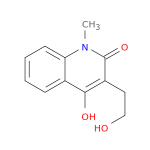 2(1H)-Quinolinone, 4-hydroxy-3-(2-hydroxyethyl)-1-methyl-
