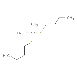 Stannane, bis(butylthio)dimethyl-