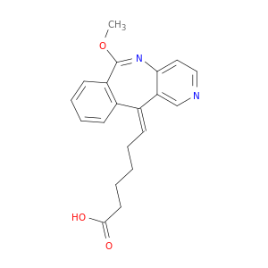 Hexanoic acid,6-(6-methoxy-11H-pyrido[4,3-c][2]benzazepin-11-ylidene)-, (E)- (9CI)