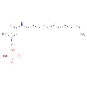 Acetamide, 2-(dimethylamino)-N-dodecyl-, phosphate (1:1)