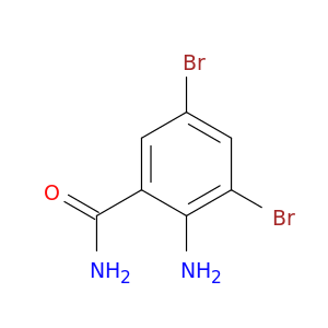 2-氨基-3,5-二溴苯甲酰胺