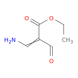 2-Propenoic acid, 3-amino-2-formyl-, ethyl ester