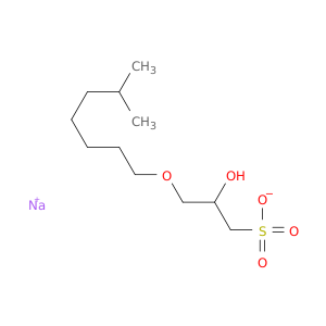 sodium 2-hydroxy-3-[(6-methylheptyl)oxy]propane-1-sulfonate