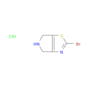 4h-pyrrolo[3,4-d]噻唑,2-溴-5,6-二氢-,盐酸盐(1：1)