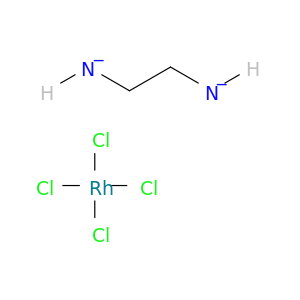 2-azanidylethylazanide; tetrachlororhodium