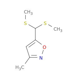 Isoxazole, 5-[bis(methylthio)methyl]-3-methyl-