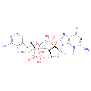 3'-鸟苷酸,腺苷酰-(3'→5')-,环核苷酸