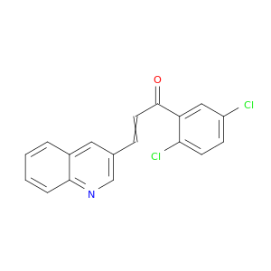 2-Propen-1-one, 1-(2,5-dichlorophenyl)-3-(3-quinolinyl)-