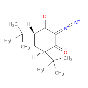 1,3-Cyclohexanedione, 2-diazo-4,6-bis(1,1-dimethylethyl)-, trans-