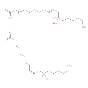 9-十八碳烯酸,12-羟基-,铅(2+)盐(2：1),(9Z,12R)-