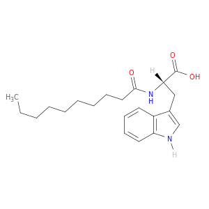L-Tryptophan, N-(1-oxodecyl)-