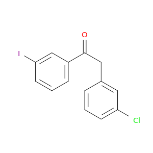 乙酮,2-(3-氯苯基)-1-(3-碘苯基)-