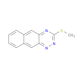 Naphtho[2,3-e]-1,2,4-triazine, 3-(methylthio)-