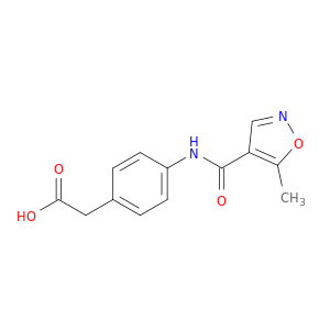 2-[4-(5-Methyl-1,2-oxazole-4-amido)phenyl]acetic Acid