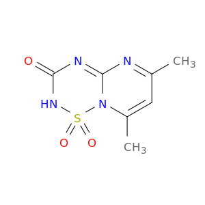 Pyrimido[1,2-b][1,2,4,6]thiatriazin-3(2H)-one, 6,8-dimethyl-, 1,1-dioxide