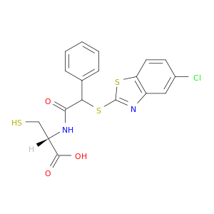 L-Cysteine, N-[[(5-chloro-2-benzothiazolyl)thio]phenylacetyl]-