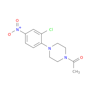 Piperazine, 1-acetyl-4-(2-chloro-4-nitrophenyl)-