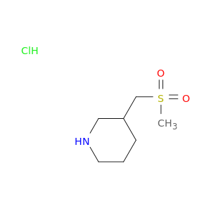 3-((Methylsulfonyl)methyl)piperidine hydrochloride