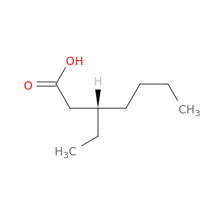 Heptanoic acid, 3-ethyl-, (S)-