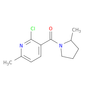 Pyrrolidine, 1-[(2-chloro-6-methyl-3-pyridinyl)carbonyl]-2-methyl-