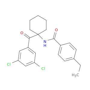 Benzamide, N-[1-(3,5-dichlorobenzoyl)cyclohexyl]-4-ethyl-