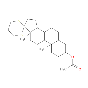 10,13-dimethyl-1,2,3,4,7,8,9,10,11,12,13,14,15,16-tetradecahydrospiro[cyclopenta[a]phenanthrene-17,2'-[1,3]dithian]-3-yl acetate