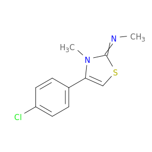 Methanamine, N-[4-(4-chlorophenyl)-3-methyl-2(3H)-thiazolylidene]-
