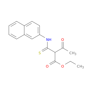 Butanoic acid, 2-[(2-naphthalenylamino)thioxomethyl]-3-oxo-, ethyl ester