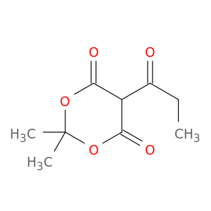 1,3-Dioxane-4,6-dione, 2,2-dimethyl-5-(1-oxopropyl)-