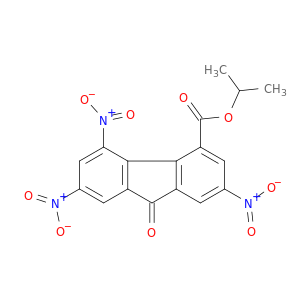 9H-Fluorene-4-carboxylic acid, 2,5,7-trinitro-9-oxo-, 1-methylethyl ester