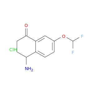 4-amino-7-(difluoromethoxy)-1,2,3,4-tetrahydronaphthalen-1-one hydrochloride