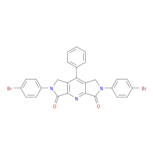2,6-bis(4-bromophenyl)-8-phenyl-1,2,6,7-tetrahydrodipyrrolo[3,4-b:3',4'-e]pyridine-3,5-dione